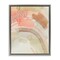 Stupell Industries Funky Blush & Beige Abstract Framed Floater Canvas Wall Art Design by Grace Popp